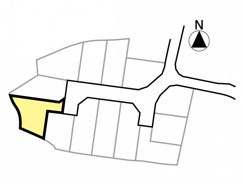 伊予郡砥部町高尾田 8号地の区画図