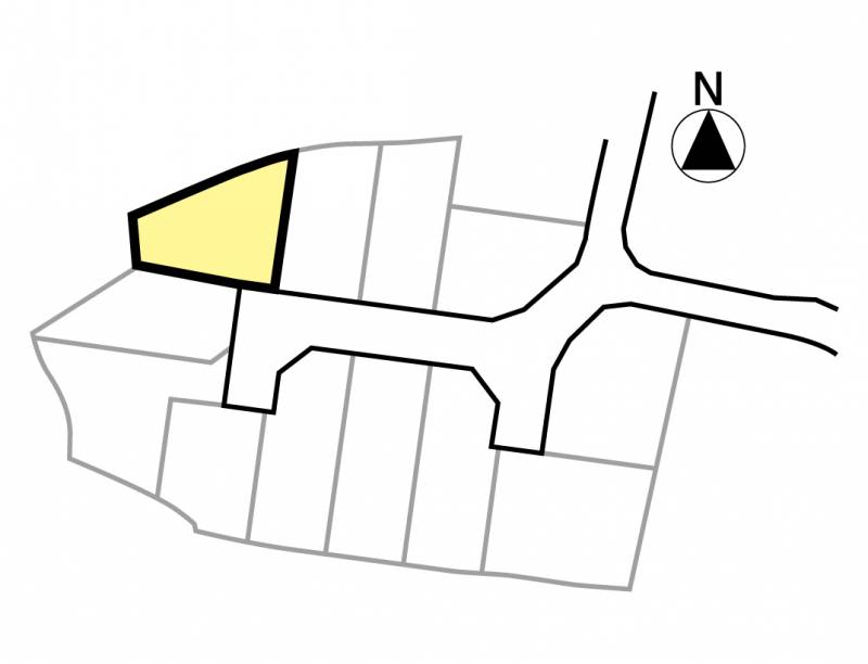 伊予郡砥部町高尾田 10号地の区画図