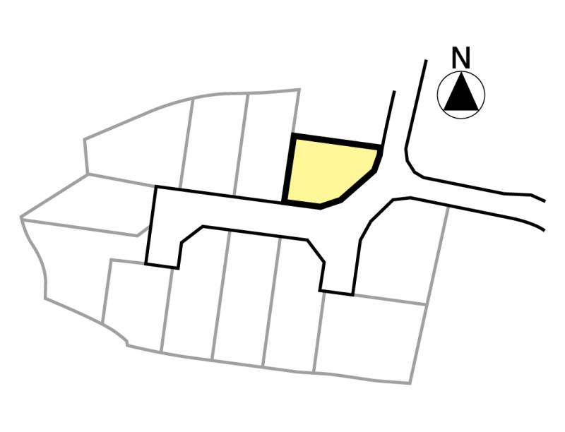 伊予郡砥部町高尾田 13号地の区画図