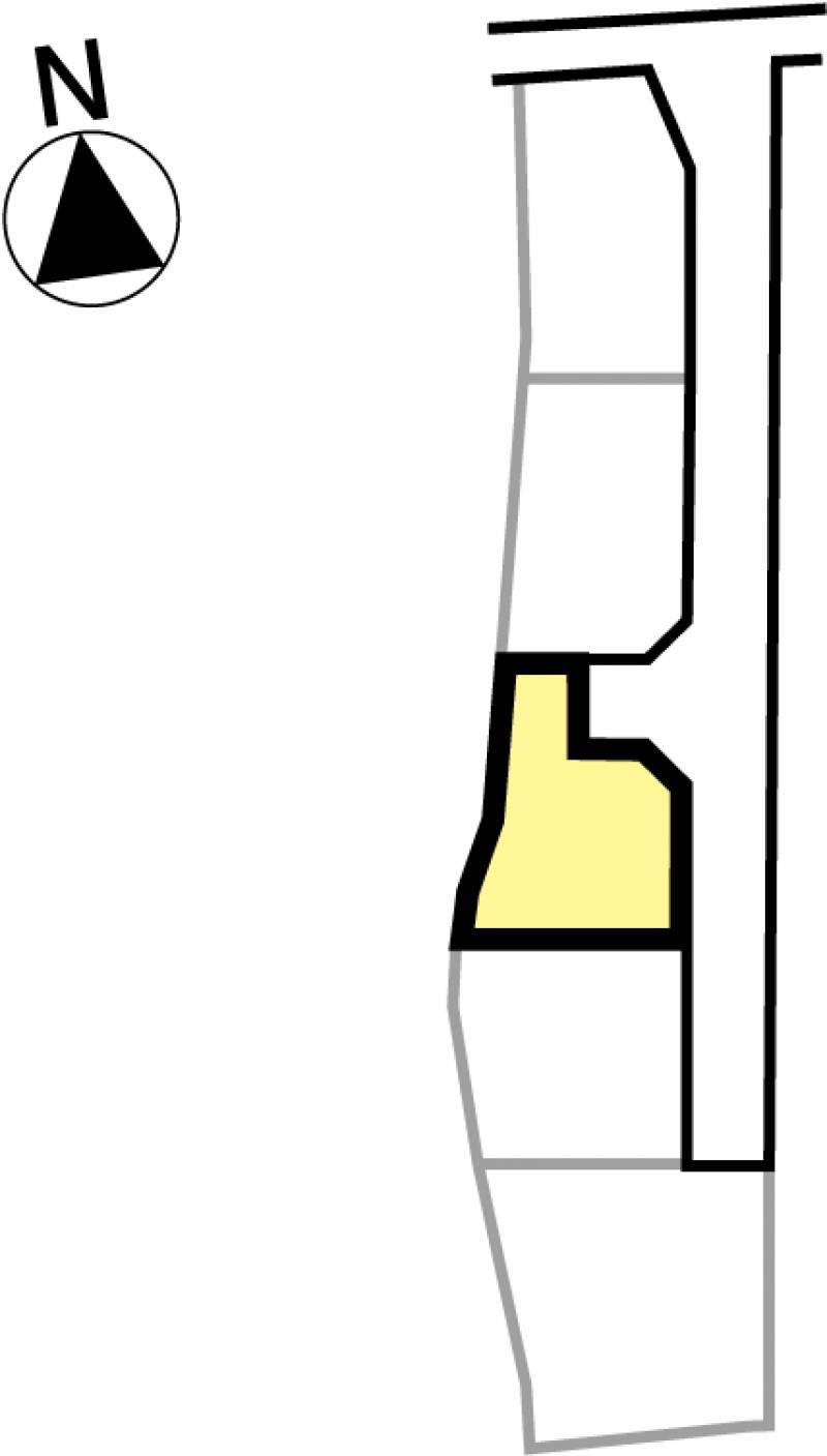 松山市松末 松末1丁目分譲地3号地の区画図