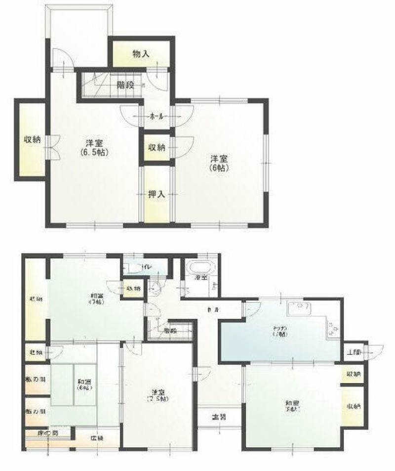 新居浜市東田 一戸建 の間取り画像