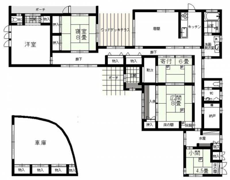 新居浜市平形町 一戸建 の間取り画像