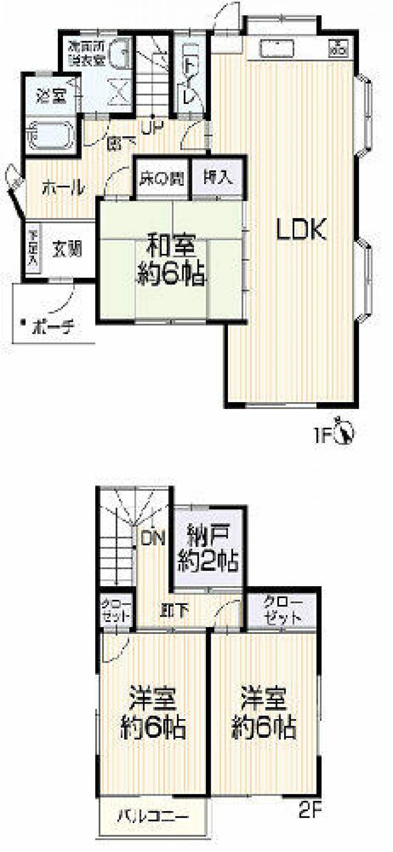 新居浜市垣生 一戸建 の間取り画像