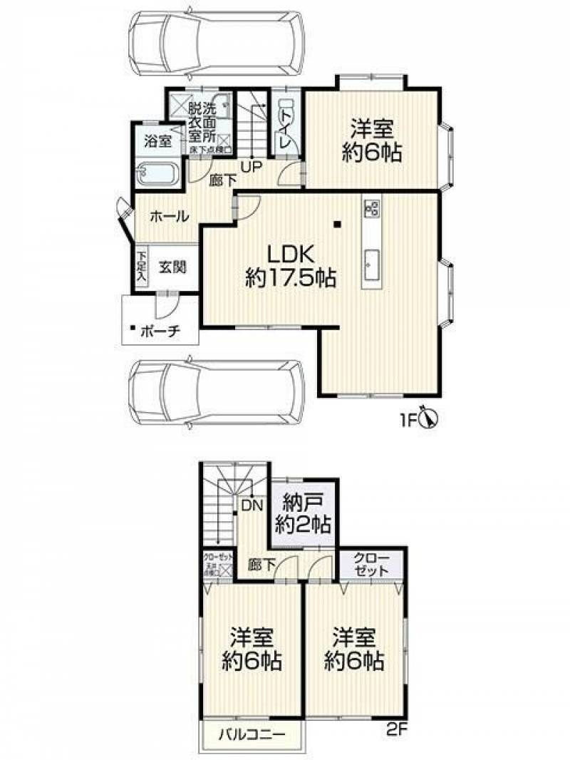 新居浜市垣生 一戸建 の間取り画像