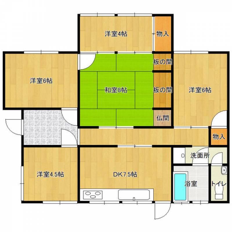 新居浜市西泉町 一戸建 の間取り画像