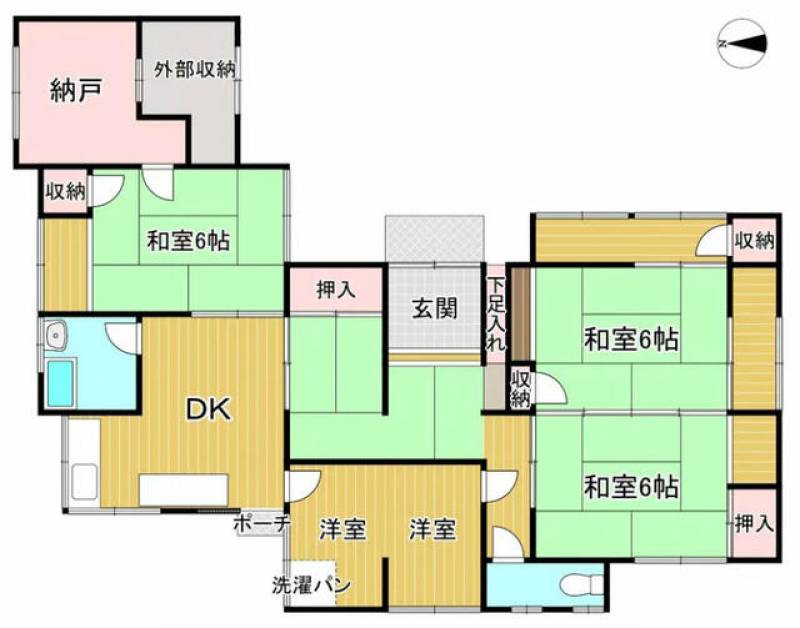 新居浜市星原町 一戸建 の間取り画像