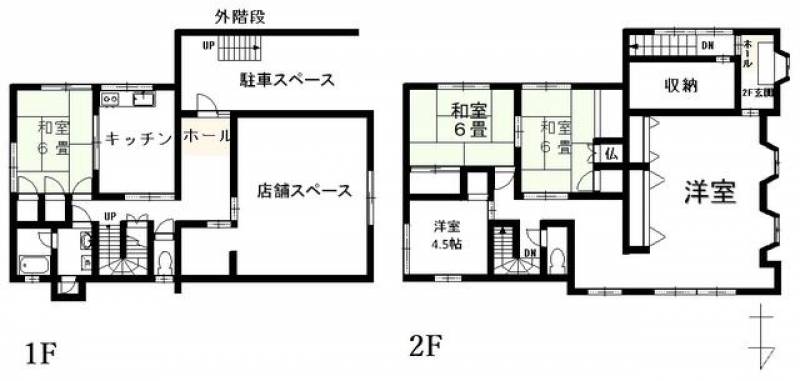 新居浜市北内町 一戸建 の間取り画像