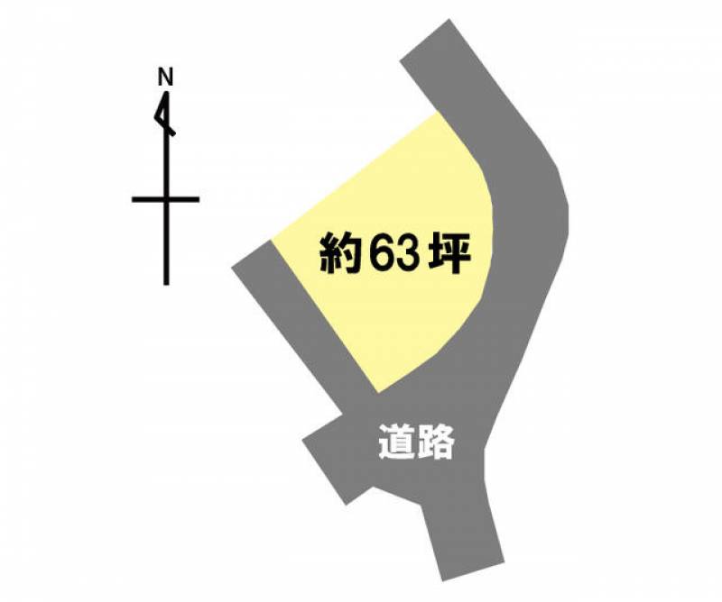 新居浜市城下町  の区画図