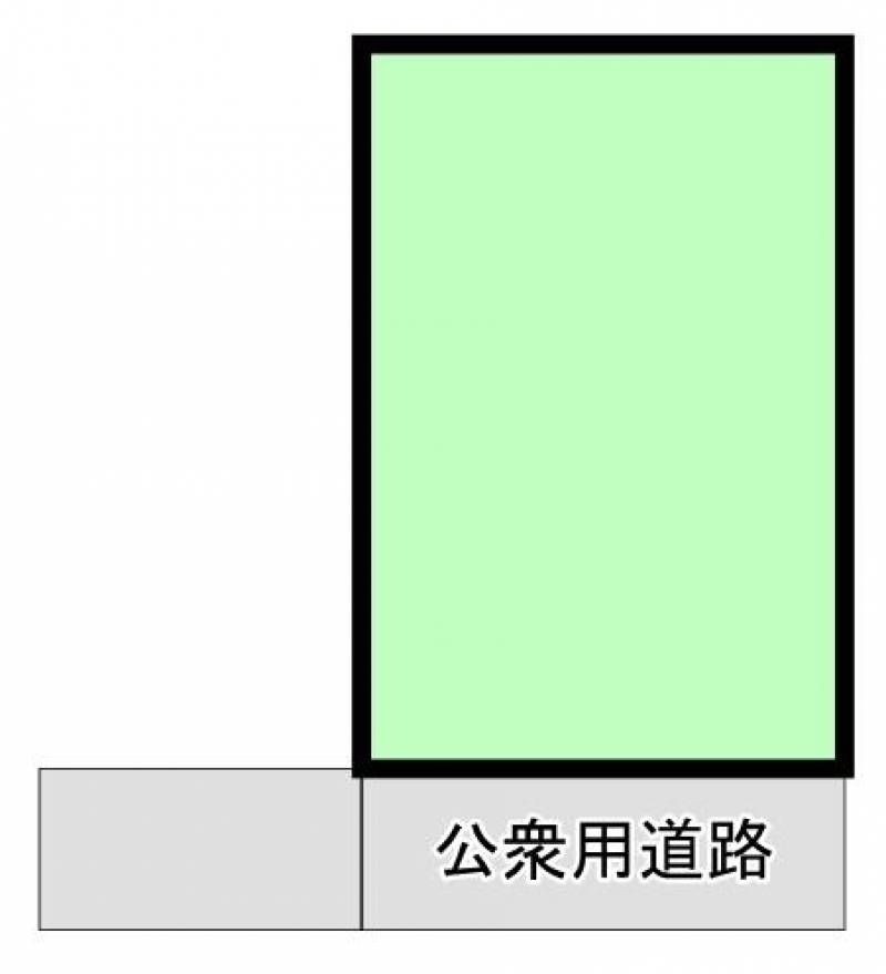 新居浜市田の上  の区画図