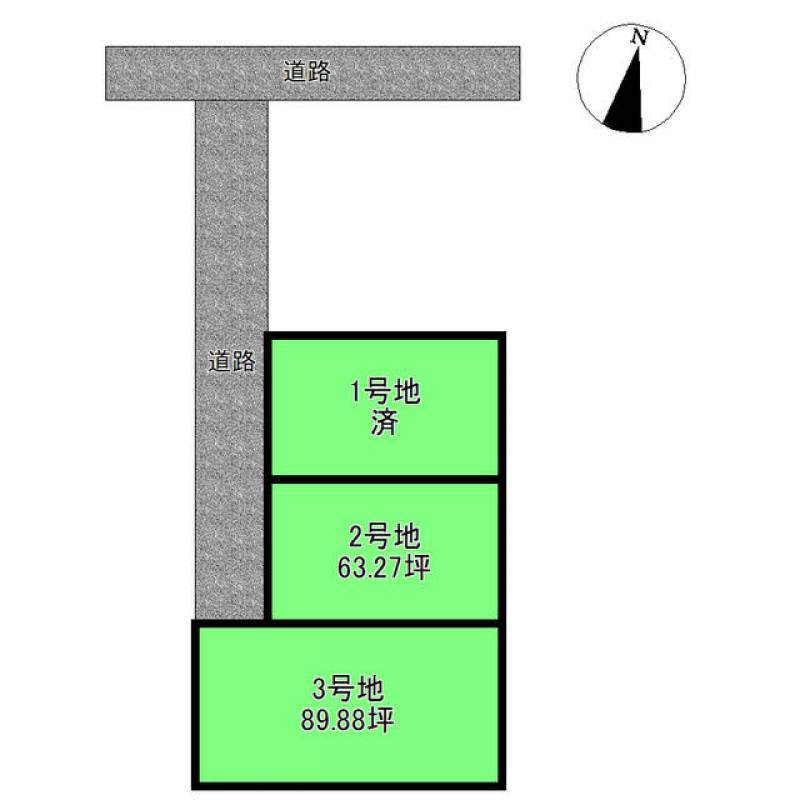 新居浜市久保田町  の区画図