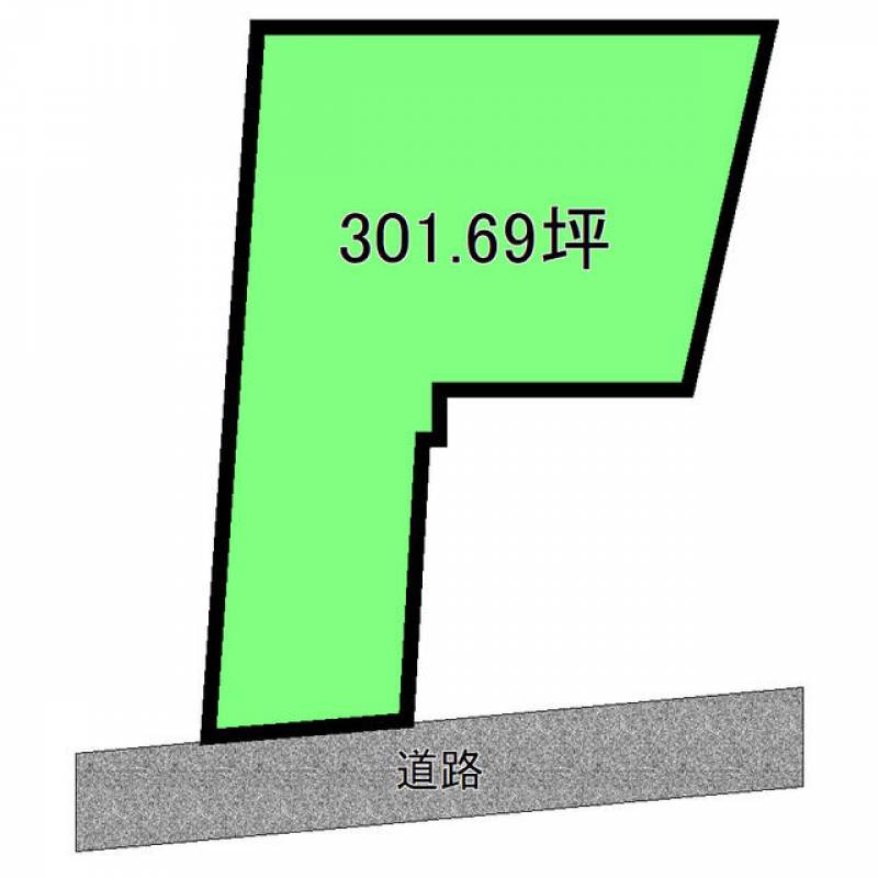 新居浜市中村  の区画図