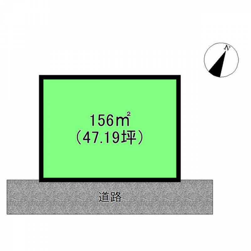 新居浜市種子川山  の区画図