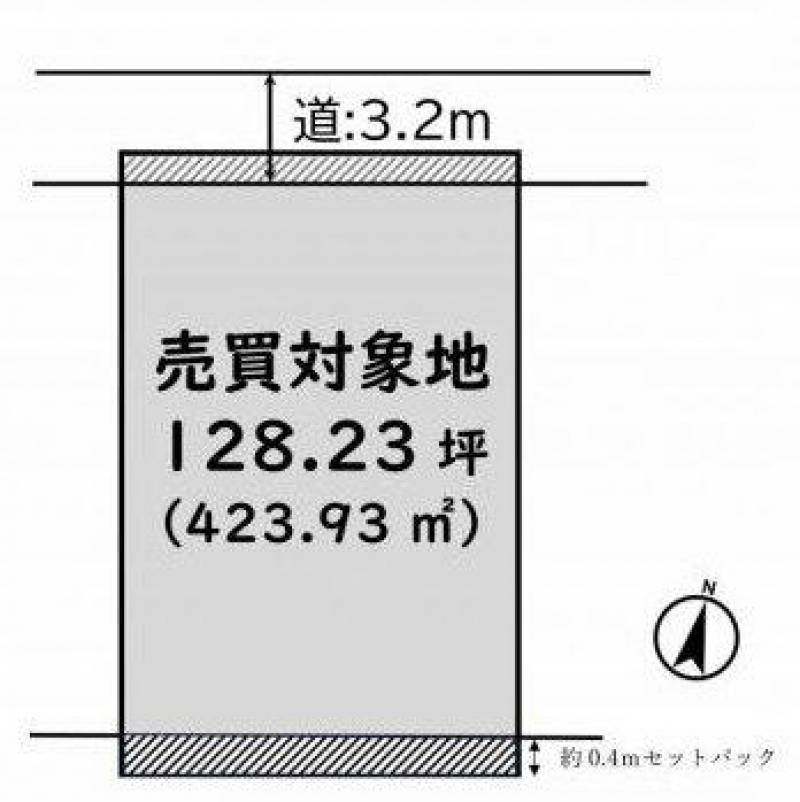 新居浜市若水町  の区画図