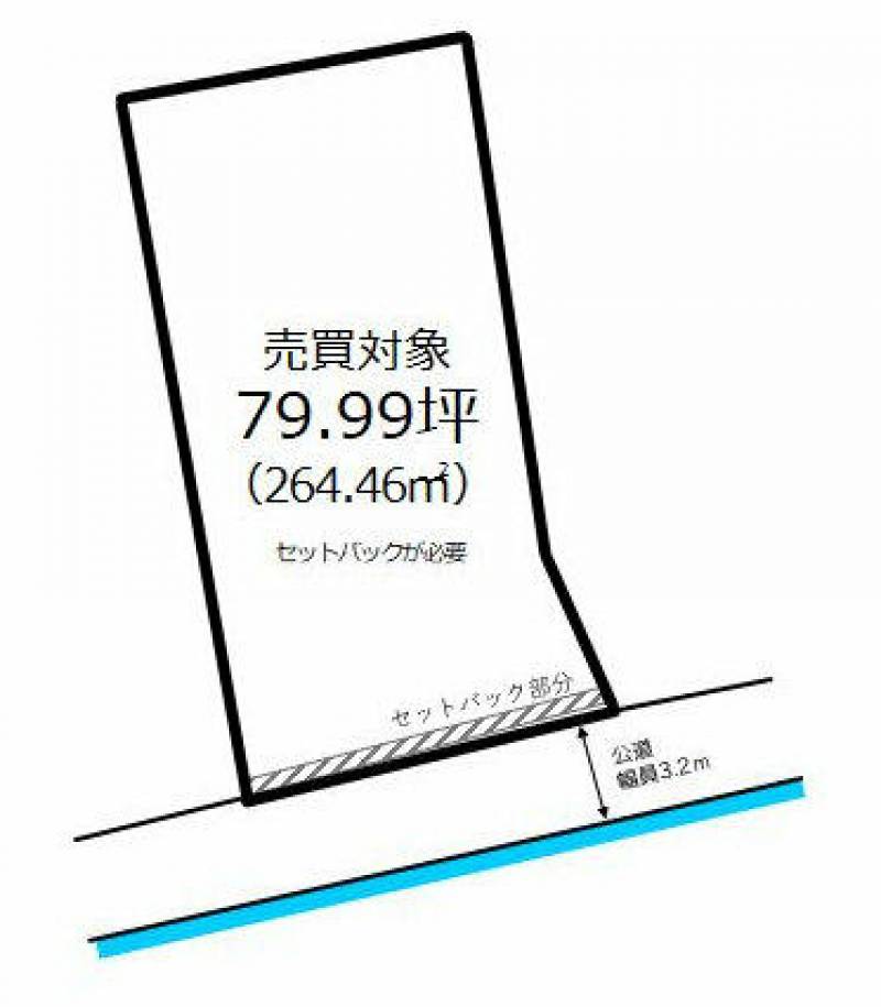 新居浜市繁本町  の区画図