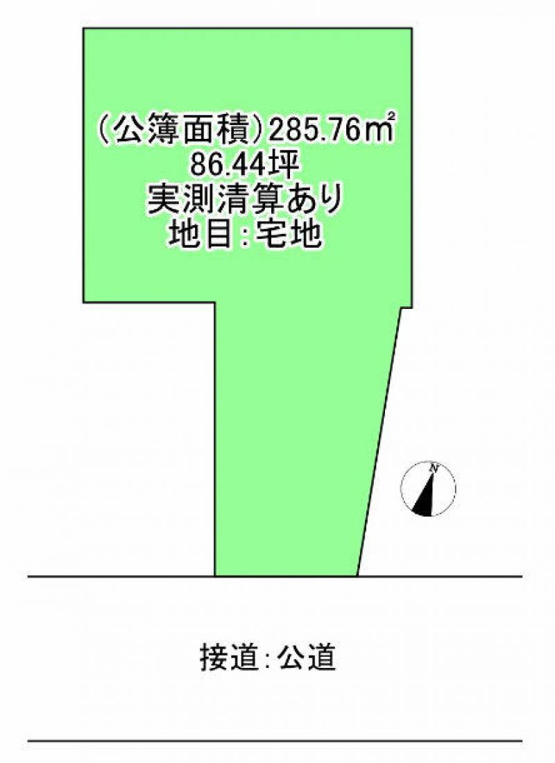 新居浜市坂井町  の区画図