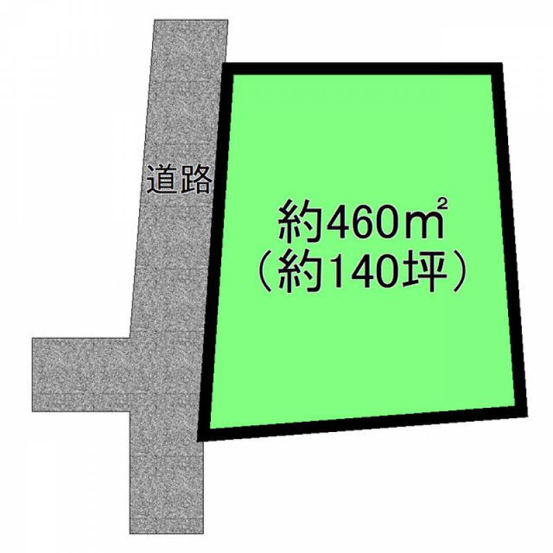 新居浜市平形町  の区画図