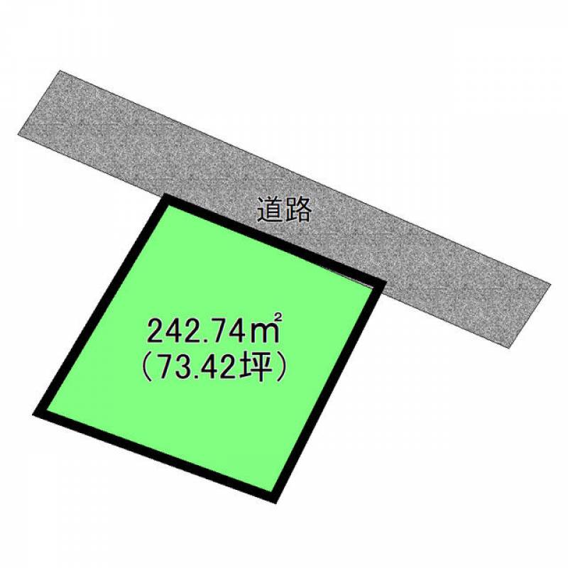 新居浜市船木  の区画図