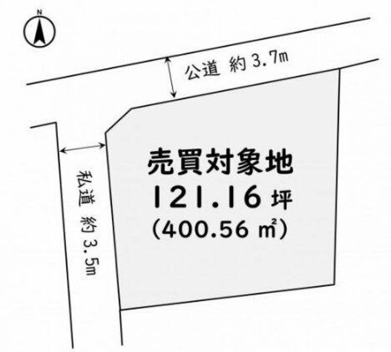 新居浜市船木  の区画図