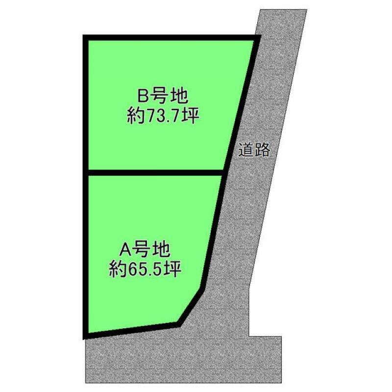 新居浜市外山町  の区画図