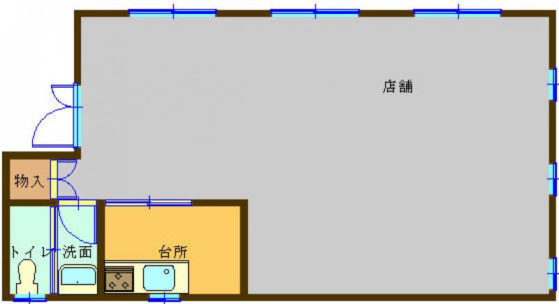 徳常町貸テナント の間取り画像