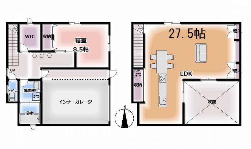 松山市生石町 一戸建 の間取り画像