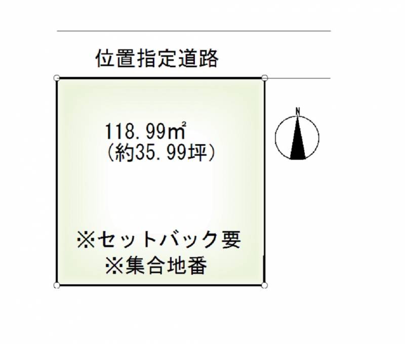 松山市宮西  の区画図