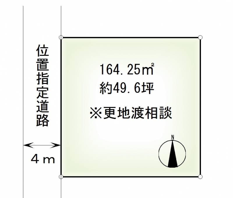 松山市山西町  の区画図