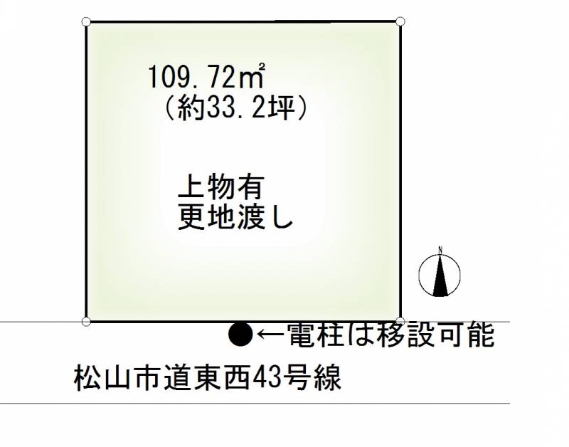 松山市柳井町  の区画図