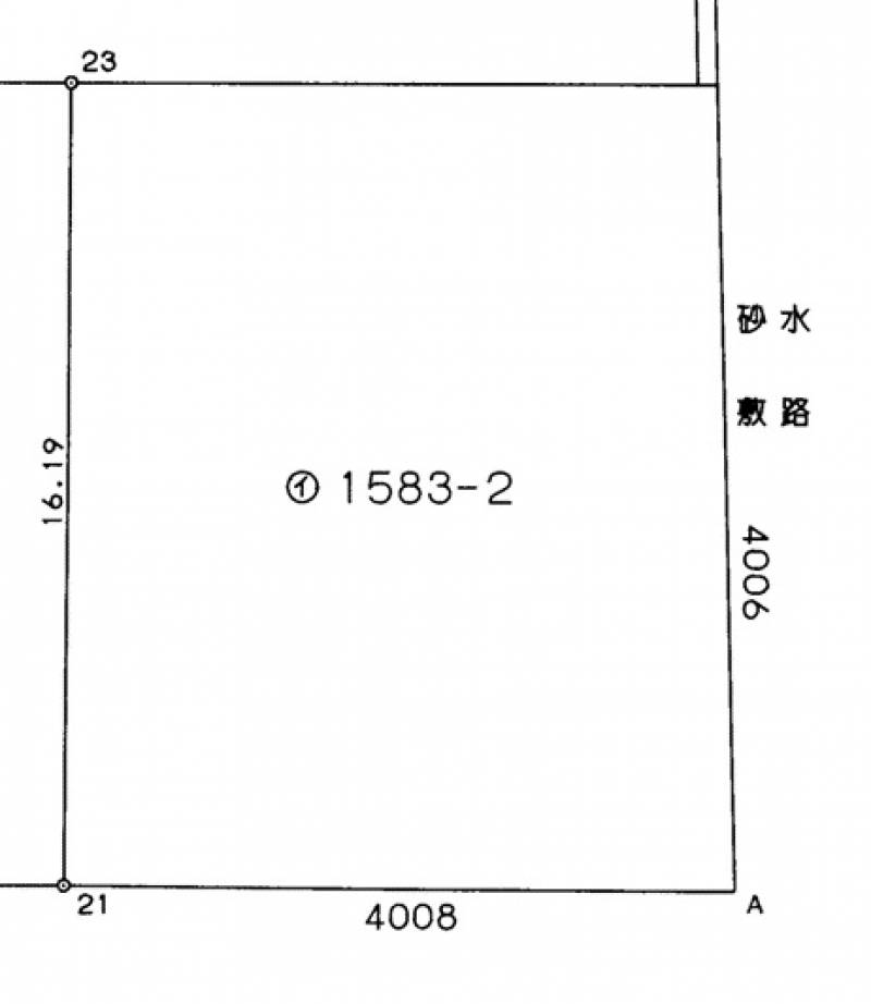 松山市余戸中  の区画図