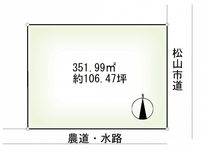 松山市余戸南  の区画図