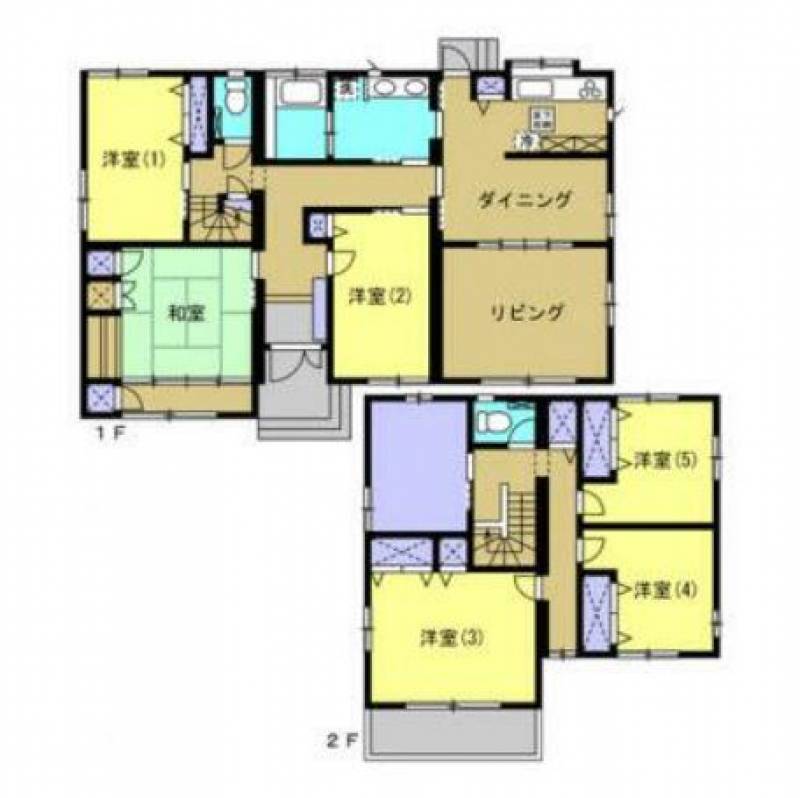 松山市余戸東 一戸建 の間取り画像