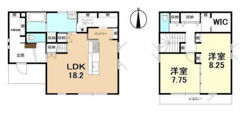 松山市余戸東 一戸建 の間取り画像