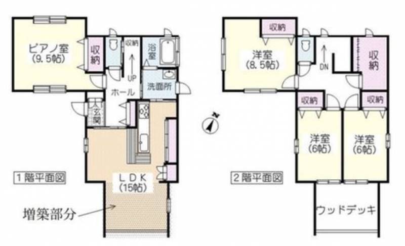 松山市湯の山東 一戸建 の間取り画像