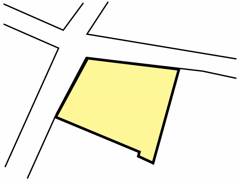 松山市北条 の区画図