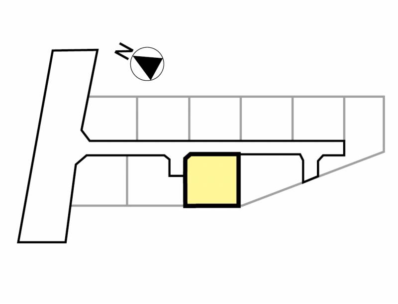 西条市喜多川 ジョイフルガーデン西条喜多川Ⅱ8号地の区画図