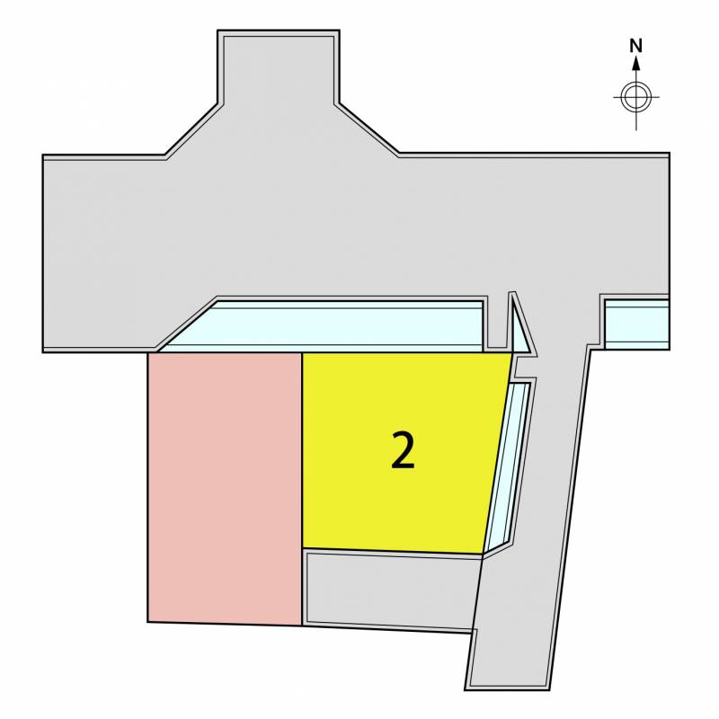 伊予市下吾川 ジョイフルガーデン下吾川2号地の区画図