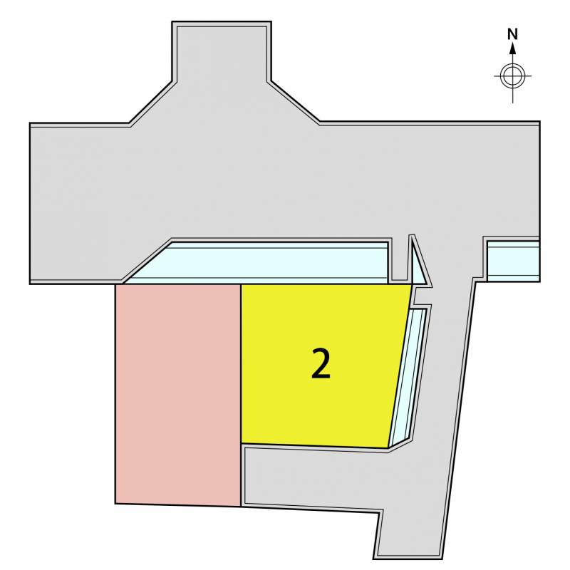 伊予市下吾川 ジョイフルガーデン下吾川2号地の区画図