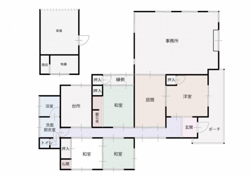 新居浜市田の上 一戸建 新居浜市田の上の間取り画像