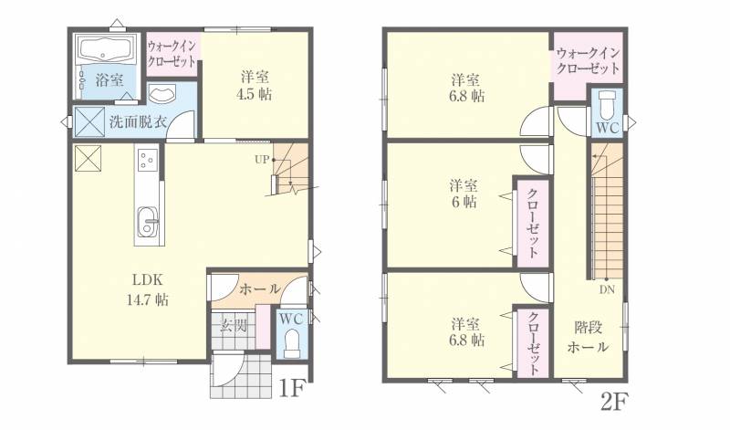 松山市保免上 一戸建 フォレクス保免上の間取り画像