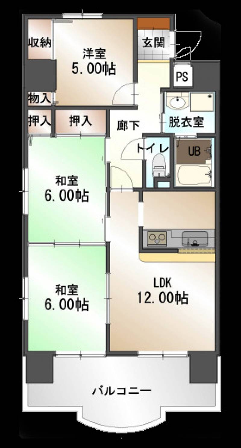 ダイアパレス木屋町 の間取り画像