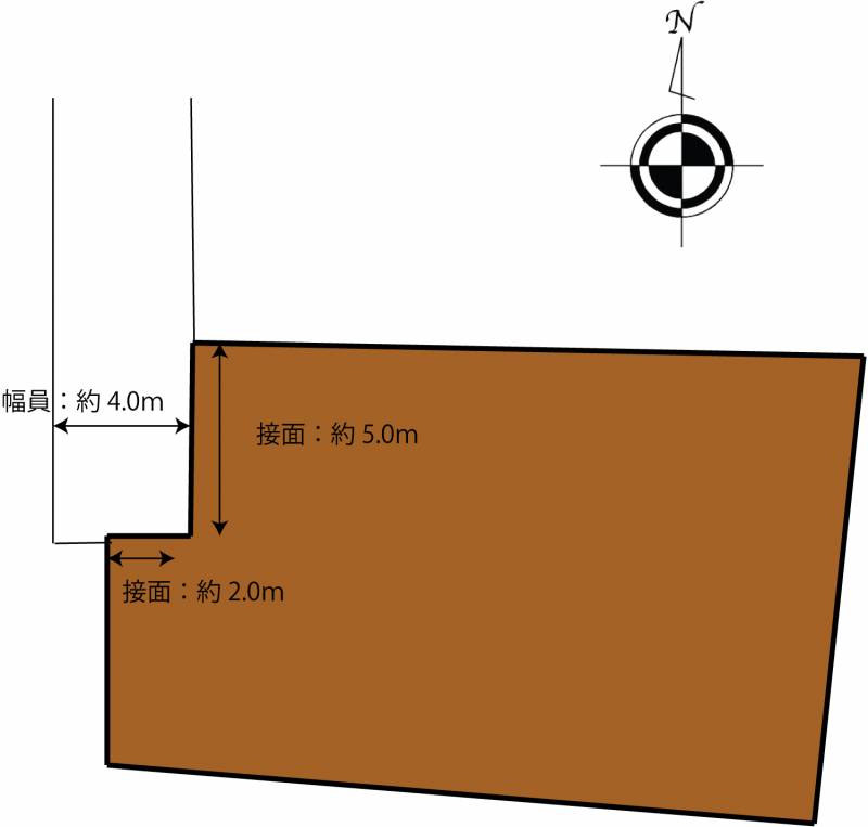 松山市堀江町 の区画図