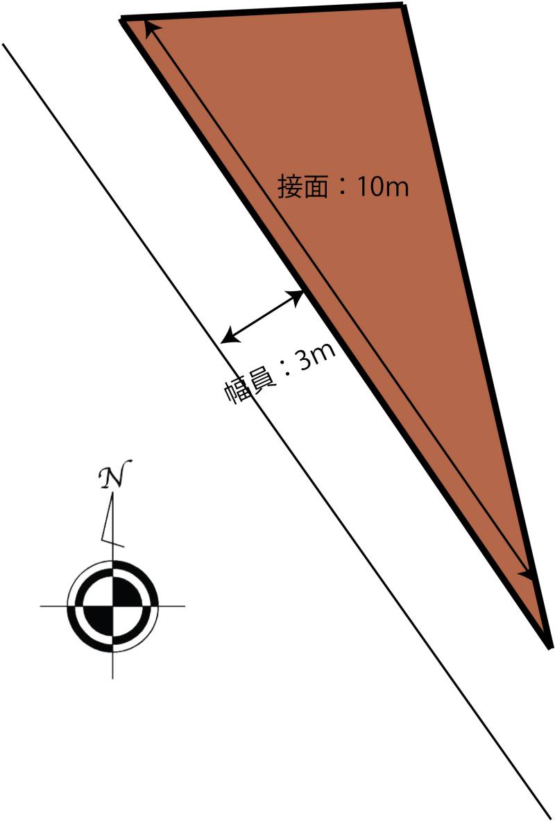 松山市久万ノ台 土地の区画図