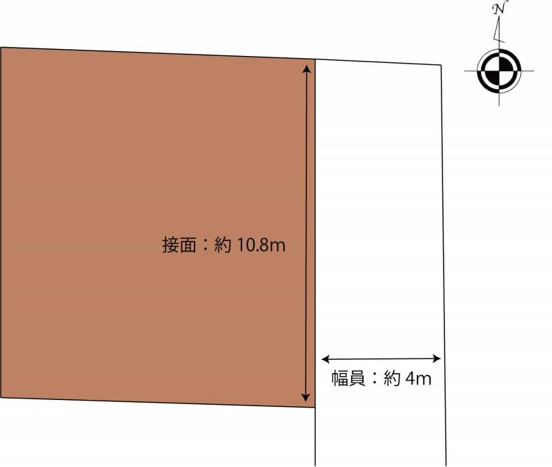 松山市中村 の区画図