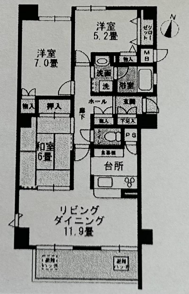 シビルタワー エンブレム 906号の間取り画像