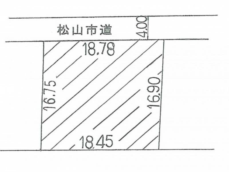 松山市溝辺町 一戸建 の間取り画像