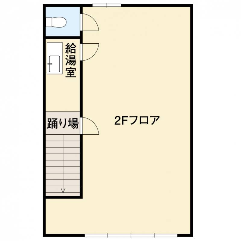 ヒノ市駅前ビル 2階の間取り画像