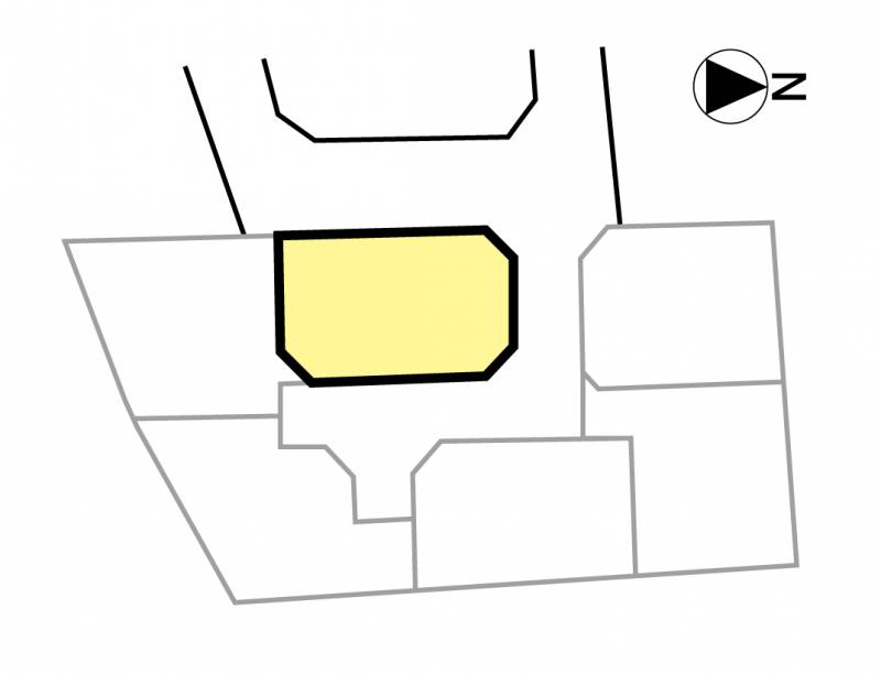 松山市西垣生町 フェニックスランド西垣生Ⅱ6号地の区画図