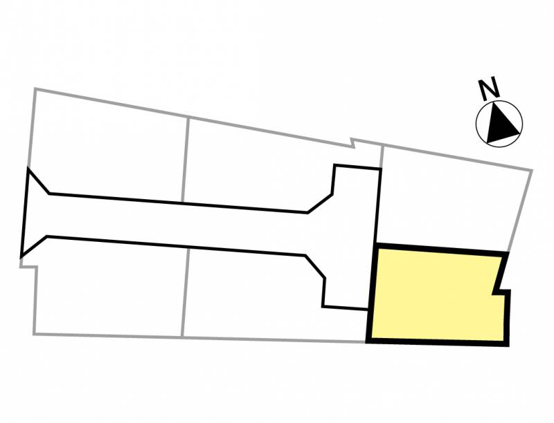 松山市堀江町 フェニックスタウン堀江町Ⅱ4号地の区画図
