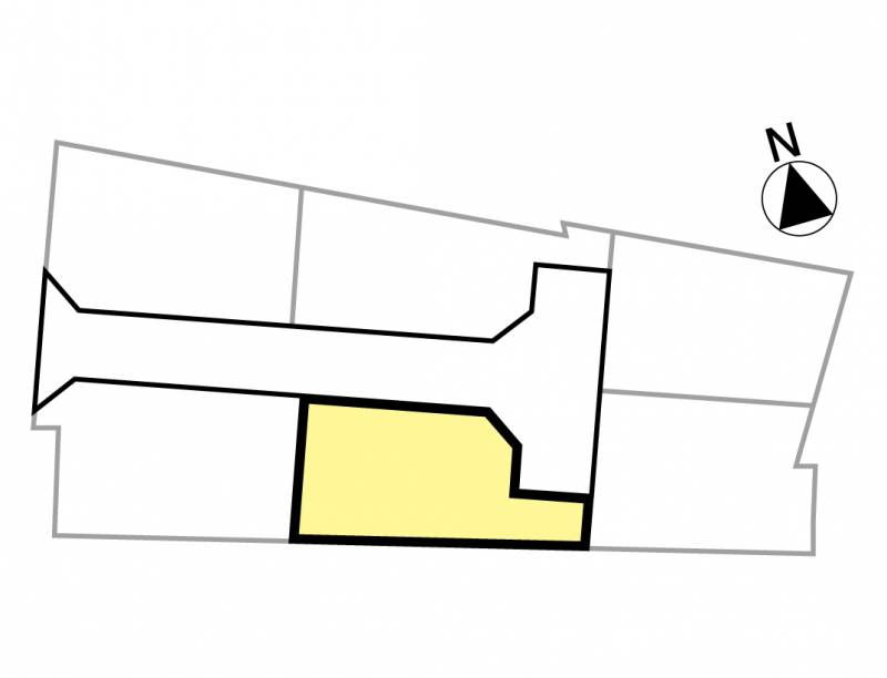 松山市堀江町 フェニックスランド堀江町Ⅱ5号地の区画図
