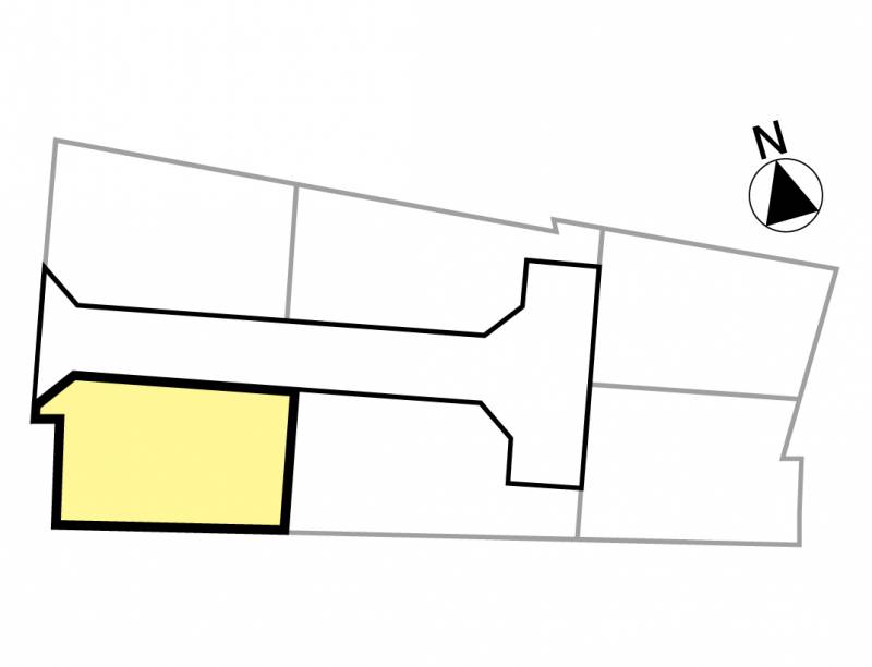 松山市堀江町 フェニックスランド堀江町Ⅱ6号地の区画図